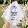 Custom Handkerchief - Personalized Wedding Gifts For Bride, Daughter - Always My Little Girl