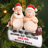 Custom Dual Squishy Belly Ornament – Personalized  Anniversary Christmas Wedding Gifts For Husband And Wife, Him And Her - Jolly Bellies, Lifetime Laughs