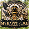 Custom Shaped Metal Sign - Personalized Birthday Garden Gifts For Gardeners - Bloom Where You Are Planted