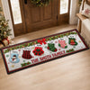 Custom Runner Rug - Personalized Christmas Birthday Gifts For Mom, Dad, Brother, Sister - Love Brings Us Home