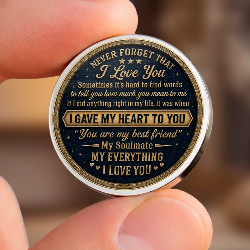 Custom Pocket Hug - Personalized Anniversary Wedding Gifts For Husband And Wife, Him And Her - To My Wife, My Whole World