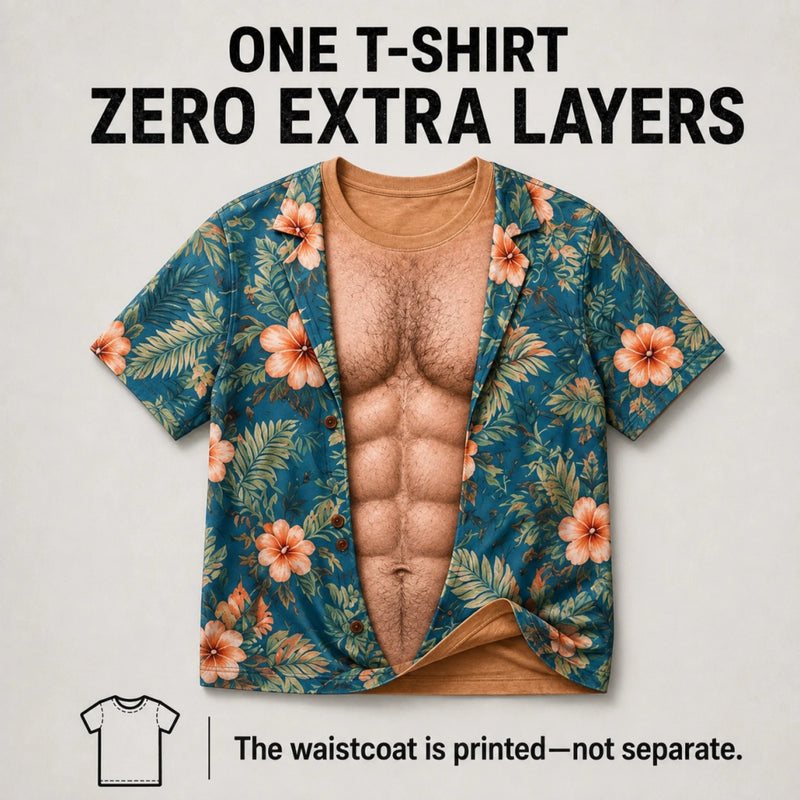 Custom Funny T-shirt - Personalized Summer Vacation And Travel Gifts For Men - Too Hot To Handle