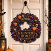 Custom Haunted Home Wood Sign - Personalized Halloween Decor Birthday Gifts For Mom, Dad, Brother, Sister - Creep It Real Always