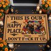 Custom Day Of The Dead Home Decor Decorative Mat - Personalized  Anniversary Wedding Gifts For Husband And Wife, Him And Her - Love You To Death