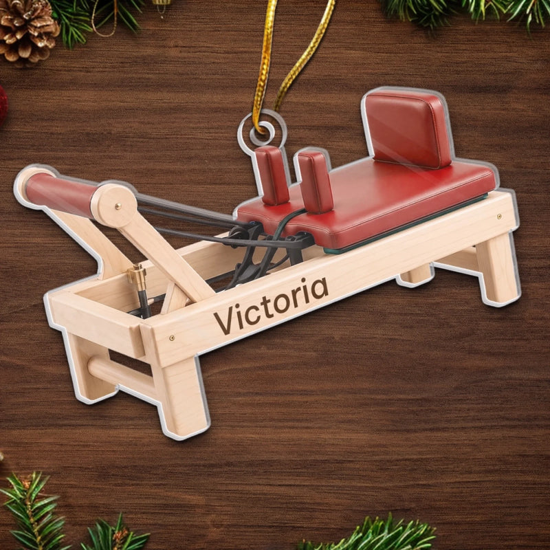 Custom Acrylic Ornament - Personalized Christmas Birthday Gifts For Pilates Lovers - In My Pilates Era