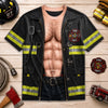 Custom Funny T-shirt - Personalized Birthday Gifts For Husband, Son, Grandson, Brother, Grandpa, Dad, Yourself - Firefighter In Action Mode
