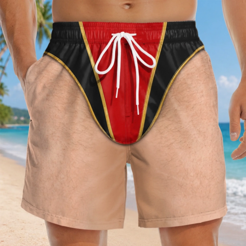Custom Funny Men Swim Trunks - Personalized Birthday Gifts For Husband, Son, Grandson, Brother, Grandpa, Dad, Yourself - Sandy Toes Chill Mode
