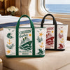 Custom Canvas Tote Bag - Personalized Summer Vacation And Travel Gifts For Mom, Dad, Brother, Sister - Sea Days Best Days