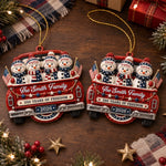 Custom Snowman Premium 3D Ornament - Personalized America 250th Anniversary Christmas Gifts For Mom, Dad, Brother, Sister - Celebrating Home And Holiday
