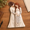 Custom Thick Wooden Plaque - Personalized Pregnancy Gifts For New Mom, Daughter, Mom To Be - Our Greatest Adventure Begins