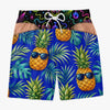 Custom Funny Men Swim Trunks - Personalized Birthday Gifts For Husband, Son, Grandson, Brother, Grandpa, Dad, Yourself - Tropical Party In Back