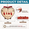 Custom First Christmas Wooden Ornament With Tag - Personalized Christmas Birthday Gifts For Mom, Dad, Brother, Sister - Blessed Beyond All Measure
