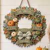 Custom Wood Sign - Personalized Halloween Decor Birthday Gifts For Mom, Dad, Brother, Sister - Welcome To Autumn Days