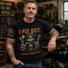 Custom T-Shirt - Personalized Birthday Gifts For Husband, Son, Grandson, Brother, Grandpa, Dad, Yourself - Built To Keep It Running