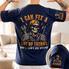 Custom Back Printed Shirt - Personalized Birthday Gifts For Husband, Son, Grandson, Brother, Grandpa, Dad, Yourself - Grease Gears Repeat