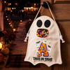 Custom Ghost Bag - Personalized Halloween  Birthday Gifts For Kids - Little Spook Big Smile