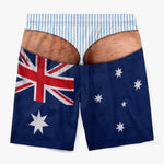 Custom Funny Men Swim Trunks - Personalized Birthday Gifts For Husband, Son, Grandson, Brother, Grandpa, Dad, Yourself - Beach Please