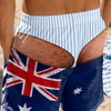 Custom Funny Men Swim Trunks - Personalized Birthday Gifts For Husband, Son, Grandson, Brother, Grandpa, Dad, Yourself - Beach Please
