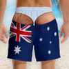 Custom Funny Men Swim Trunks - Personalized Birthday Gifts For Husband, Son, Grandson, Brother, Grandpa, Dad, Yourself - Beach Please