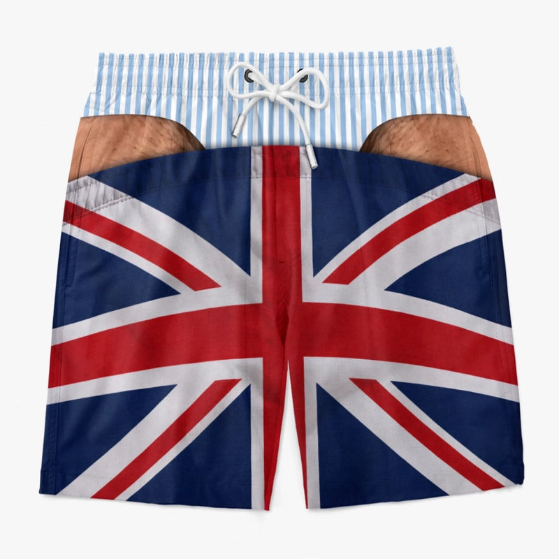 Custom Funny Men Swim Trunks - Personalized Birthday Gifts For Husband, Son, Grandson, Brother, Grandpa, Dad, Yourself - Gone Coastal