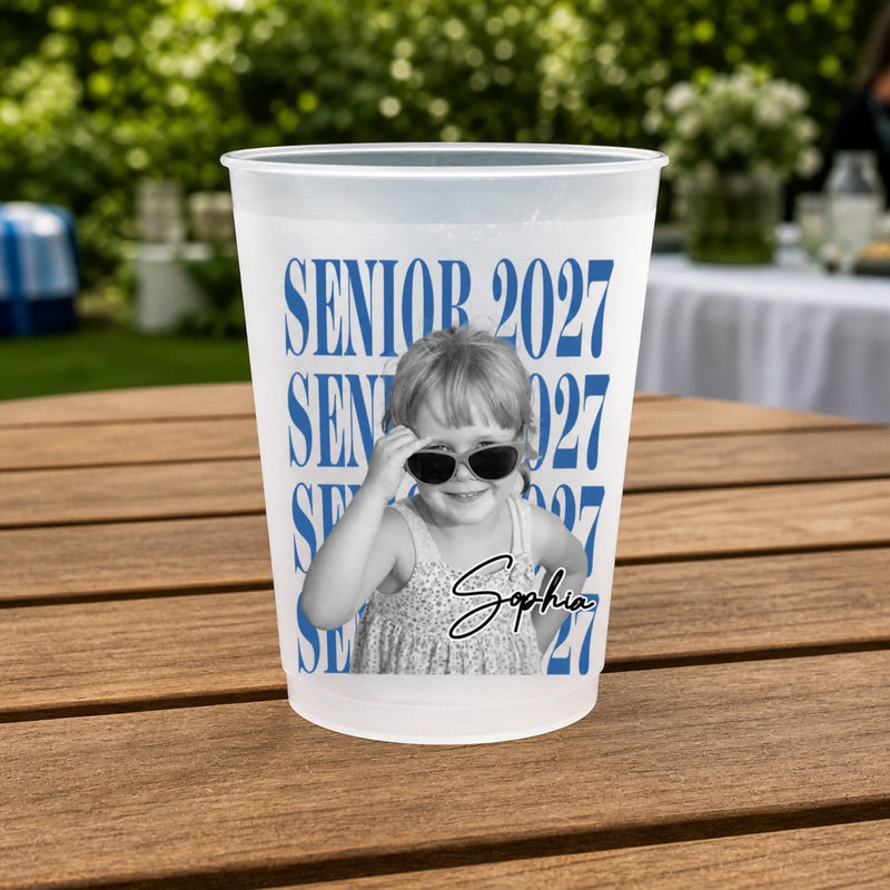 Custom Photo Graduation Cups - Personalized Graduation Gifts For Him, Her - Chasing Dreams, Catching Success