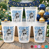 Custom Photo Graduation Cups - Personalized Graduation Gifts For Him, Her - Chasing Dreams, Catching Success