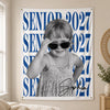 Custom Photo Graduation Backdrop - Personalized Graduation Gifts For Him, Her - From Little Dreams To Big Achievements