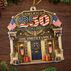 Custom Acrylic Ornament - Personalized America 250th Anniversary Christmas Gifts For Mom, Dad, Brother, Sister - Forever Free And United