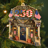 Custom Acrylic Ornament - Personalized America 250th Anniversary Christmas Gifts For Mom, Dad, Brother, Sister - Forever Free And United