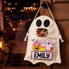 Custom Ghost Bag - Personalized Halloween  Birthday Gifts For Kids - Too Cute To Be Spooky