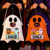 Custom Ghost Bag - Personalized Halloween  Birthday Gifts For Kids - Too Cute To Be Spooky