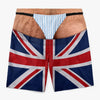 Custom Funny Men Swim Trunks - Personalized Birthday Gifts For Husband, Son, Grandson, Brother, Grandpa, Dad, Yourself - No Shirt No Worries