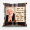 Custom Photo Pillow - Personalized Memorial Sympathy Gifts For Loss Of Mom, Dad - My Love Is Always Around