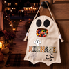 Custom Ghost Bag - Personalized Halloween  Birthday Gifts For Kids - Little Spook Big Fun