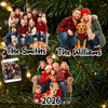 Custom Photo Acrylic Ornament - Personalized Christmas Birthday Gifts For Mom, Dad, Brother, Sister - Making Memories Together