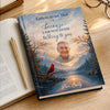 Custom Photo Hardcover Journal - Personalized  Memorial Sympathy Gifts For Loss Of Mom, Dad - Your Love Still Guides Me Home