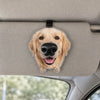 Custom Photo Squishy Nose Car Visor Ornament – Personalized Birthday Gifts For Dog Lovers, Dog Dad And Mom - Boopable Love On The Go
