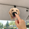 Custom Photo Squishy Nose Car Visor Ornament – Personalized Birthday Gifts For Dog Lovers, Dog Dad And Mom - Boopable Love On The Go