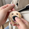 Custom Photo Squishy Nose Acrylic Keychain – Personalized Birthday Gifts For Dog Lovers, Dog Dad And Mom - Happy Rides With Your Pup