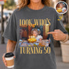 Custom Photo Comfort T-Shirt - Personalized Birthday Gifts For Men, Women - Better With Every Year