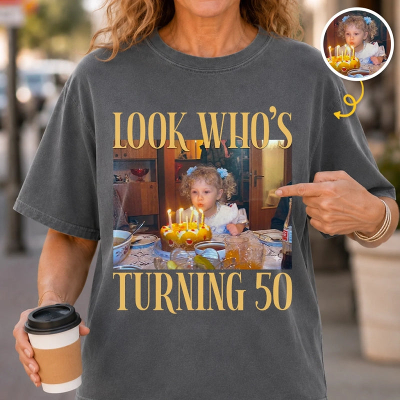 Custom Photo Comfort T-Shirt - Personalized Birthday Gifts For Men, Women - Better With Every Year