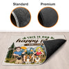 Custom Home Decor Decorative Mat - Personalized Birthday Camping Gifts For Campers, Husband And Wife, Dog Dad And Mom - Life Is Better Outdoors Together