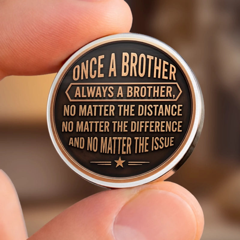 Custom Skeleton Pocket Hug - Personalized Birthday Gifts For Brother - Standing Together Until The End