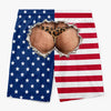Custom Funny Patriotic Men Swim Trunks - Personalized Summer Vacation And Travel Gifts For Husband, Son, Grandson, Brother, Grandpa, Dad, Yourself - Meet Me By Ocean
