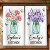 Custom Kitchen Towel - Personalized Birthday Gifts For Wife, Daughter, Besties, Sisters, Granddaughter, Grandma, Mom, Yourself - Made With Love And Flavor