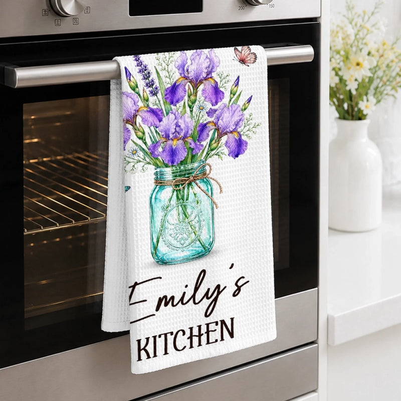 Custom Kitchen Towel - Personalized Birthday Gifts For Wife, Daughter, Besties, Sisters, Granddaughter, Grandma, Mom, Yourself - Made With Love And Flavor