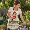 Custom Apron With Pocket - Personalized Birthday Garden Gifts For Gardeners - Gardener Of The Year