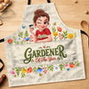 Custom Apron With Pocket - Personalized Birthday Garden Gifts For Gardeners - Gardener Of The Year