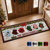 Custom Runner Rug - Personalized Christmas Birthday Gifts For Mom, Dad, Brother, Sister - Love Brings Us Home