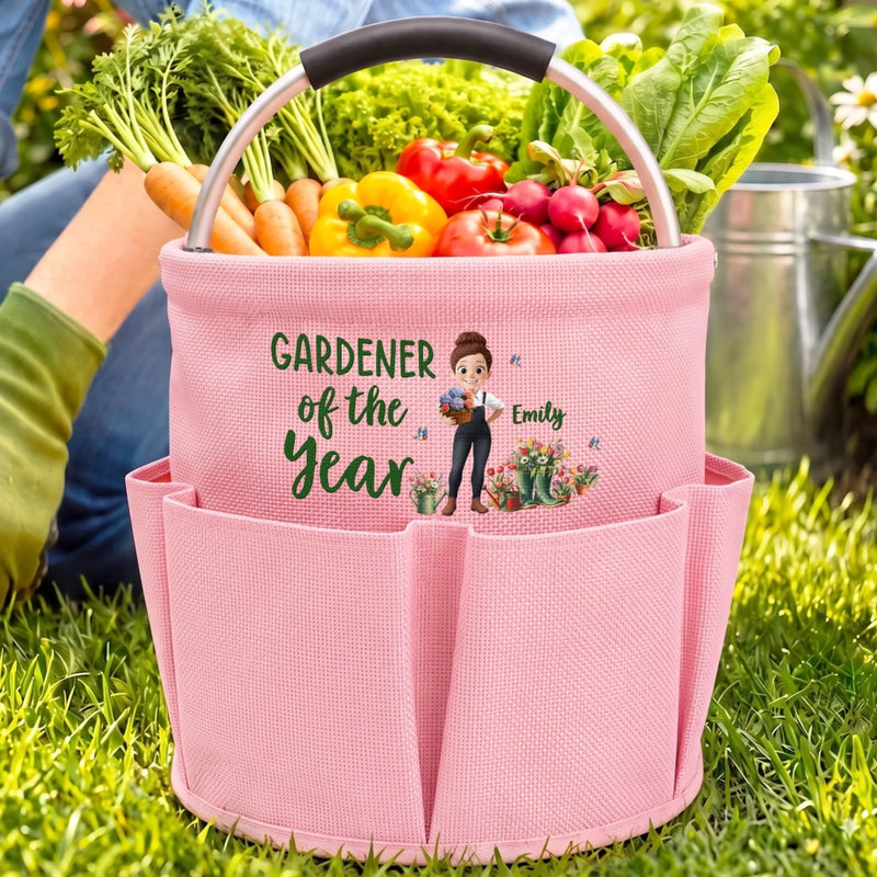 Custom Gardening Tool Bag - Personalized Birthday Garden Gifts For Gardeners - Gardener Of The Year